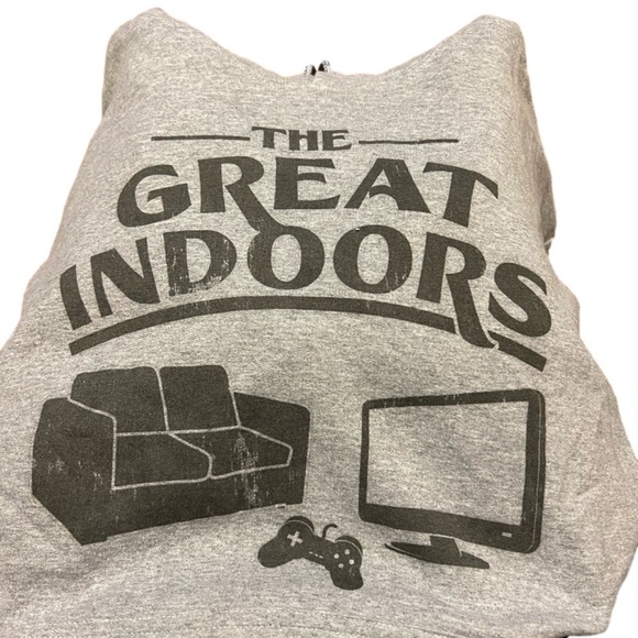 THE Great Indoors/Gaming Hoodie (Sz XL) - Picture 2 of 7